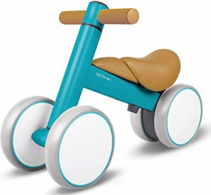 XJD 三輪車 10ヶ月-3歳 Mini Bike チャレンジバイク 幼児用 こども自転車 ベビーバイク こども 乗り物 一歳の誕生日プレゼント (ブルー)