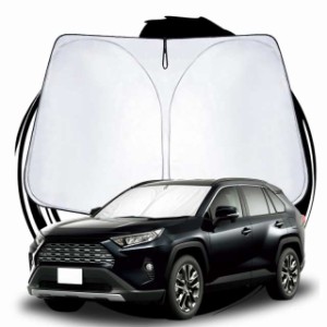 【送料無料】ruiya 新型 トヨタ RAV4 / RAV4 PHV 50系 専用 サンシェード フロントガラス用 パラソル 車用サンシェード UVカット 日よけ 