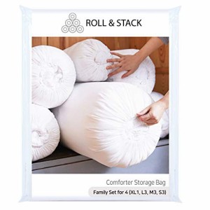 [送料無料]Roll＆Stack ロールアンドスタック　ふとん収納袋 - 4人家族 (XL1 L3