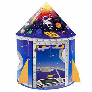 【送料無料】Nicecastle キッズテント ロケット玩具 テントハウス 子供テント インディアンテント スペースプレイテント 宇宙船のテント 