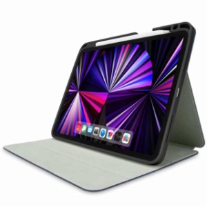 エレコム iPad Pro 11インチ 第4/3/2世代 (2022/2021/2020年) ケース オートスリープ/ウェイク マグネット固定 Apple Pencil収納 ペンス