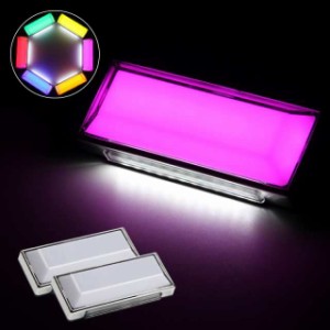 【送料無料】OPPLIGHT LED サイドマーカー 路肩灯機能付き 防水 IP67 DC10V-50V 12V/24Vトラック専用 ピンクパープル(マーカー) ホワイト