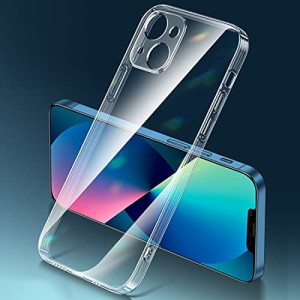 i Phone13 ケース クリア カバー 透明 薄型 軽量 耐衝撃 TPU スマホケース マット 人気 全面保護カバー アイフォンケース 型(全透明)