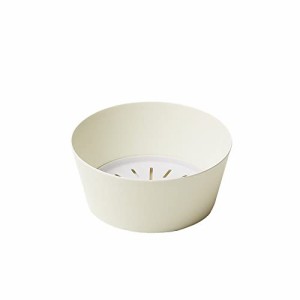 【送料無料】ideaco (イデアコ) サラダボウル サンドホワイト 直径22cm 高さ9.5cm usumono salad bowl (ウスモノ サラダボウル)