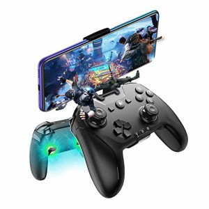 【送料無料】DUOYEREE 無線コントロー ラー ゲームパッド IOS/Android/PC/Switch全対応 背面ボタン 自動連射 Bluetooth/2.4GHz/有線接続 