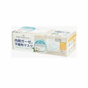 【送料無料】富士 (5個セット) 内側ガーゼの不織布マスク 30枚 ・