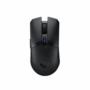 ASUS ゲーミングマウス ワイヤレス TUF Gaming M4 Wireless 12,000dpi デュアルワイヤレスモード 軽量62グラム 6つのプログラム可能なボ