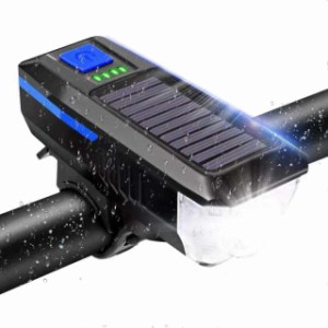 【送料無料】BTLight 自転車ライト ソーラー充電 ロードバイクライト IPX-5防水 自転車用 らいと クロスバイクライト バイクライト 自転