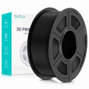 3D フィラメント PLA 1.75mm、 SUNLU 3Dプリンター ＆ 3Dペン用 3D フィラメント PLA、 高尺寸精度、高密度、寸法精度 +/- 0.02mm、1KG