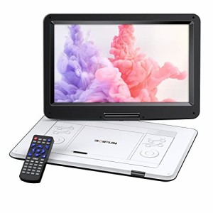 2022 最新型 ポータブルD V Dプレーヤー BOIFUN 14.1インチ超大画面 dvdプレーヤー ポータブル 車載 1280*800 液晶 5000mAh大容量バッ