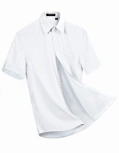【送料無料】Enlisionワイシャツ 半袖 メンズ シャツ 白 無地 形状記憶 ノンアイロン ビジネス yシャツ メンズ 超速乾 夏 フォーマル ス