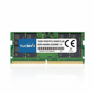 TECMIYO DDR5-4800MHz デスクPC用 メモリ DDR5 32GB 16GB×1枚 SO-DIMM