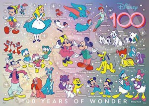 エポック社 500ピース ジグソーパズル ディズニー 100 YEARS OF WONDER 【パズルデコレーションコラージュ】 (38×53cm) のり付き ヘラ付