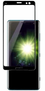 【1枚セット】Xperia XZ3 ガラスフィルム 全面保護 3D曲面 Xperia XZ3 SO-01L SOV39 強化ガラスフィルム フィルム 日本素材製 液晶保護フ