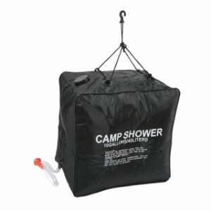 キャンプ シャワー バッグ 40L ソーラー キャンプ シャワー バッグ スプレー付き アウトドア キャンプ ピクニック ビーチ用