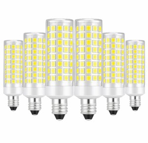 LED電球 ハロゲン電球形 口金直径11mm 電球色 7.2W スポットライト・広角タイプ(ビーム角25度) 密閉器具対応 (5W昼白色6個セット)