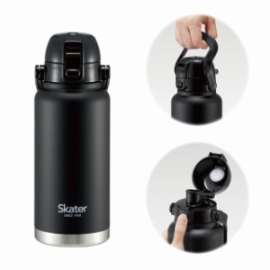 スケーター(Skater) ハンドル付 ステンレス ダイレクトボトル 1000ml 水筒 マグボトル ブラック STD10H-A