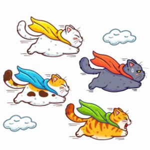 【送料無料】カーステッカー ペットの猫猫 イラスト 防水仕様 車用デカールウィンドウステッカー 面白ステッカー キズ隠し 凹み隠しに 車