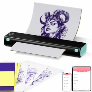 Itari M08F tattoo printer タトゥー用紙10枚付属 モバイルプリンター サーマルプリンタータトゥーマシン タトゥーマシーン 刺青コピー機