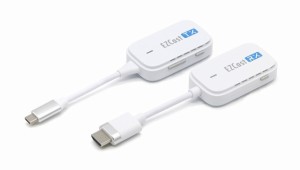 プリンストン EZCast Pocket ワイヤレス USB-C to HDMI 画面ミラーリング/拡張 (フルHD/HDCP) EZCASTPOCKET-C1R1