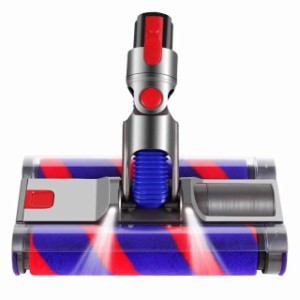 Bhsweve ダイソンV7ヘッド、ソフトローラークリーナーヘッド V7 V8 V10 V11シリーズに対応 モーターヘッド Dyson 掃除機のに適用 LED付き