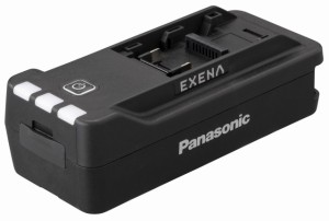 パナソニック USB用電池アダプター 壁掛け金具付属 USB-C USB-A 18V 5.0Ah 14.4V 電動工具 建築現場 作業場 EZ9ZD1X-B ブラック