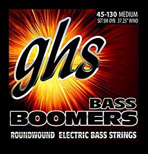 ghs エレキベース弦 BASS BOOMERS/ベースブーマーズ 5弦ベース用 ミディアム 45-130 5M-DYB(中古品)