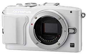 OLYMPUS ミラーレス一眼 PEN Lite E-PL6 ボディ ホワイト E-PL6 BODY WHT(中古品)