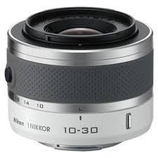 ニコン Nikon 1 NIKKOR (ワンニッコール) VR 10-30mm f/3.5-5.6 ホワイト 1NVR10-30 wh(中古品)