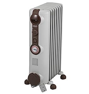 DeLonghi デロンギ オイルヒーター [ ホワイト+ブラウン / JR0812 ](中古品)