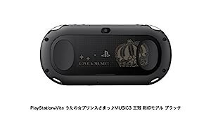 PlayStation?Vita うたの☆プリンスさまっ♪MUSIC3 王冠 刻印モデル 【ブラック】(中古品)