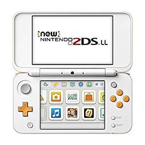 Newニンテンドー2DS LL 【ホワイト×オレンジ】(中古品)