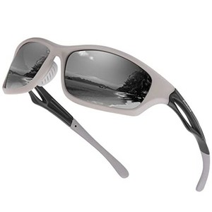 [DUDUMA] 偏光 レンズ メンズスポーツサングラス 超軽量 UV400 紫外線をカット スポーツサングラス／ 自転車／釣り／野球／テニス／ゴル