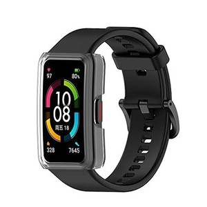 【 SENINHI 】対応 HUAWEI BAND 7 / HUAWEI BAND 6 ケース HUAWEI BAND6 兼用 APPLE WATCH 8 カバー TPU 保護ケース フィルム スマートウ