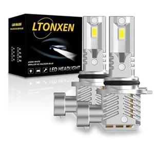 LTONXEN LEDヘッドライトHB4 フォグランプ 新車検対応 ホワイト 爆光 ミニサイズ 一体型 ファンレス 純正交換 加工不要 無極性 DC 9-16V