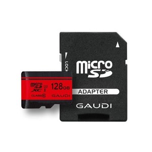 GAUDI MICROSDカード 128GB CLASS10 UHS-I U3対応 NINTENDO SWITCH 動作確認済 3年保証 GMSDXCU3A128G