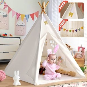 【送料無料】キッズテント 子供テント 室内テント TEEPEE ティピーテント 子供用テント 秘密基地 高通気性 ミニテント こども用 おしゃれ