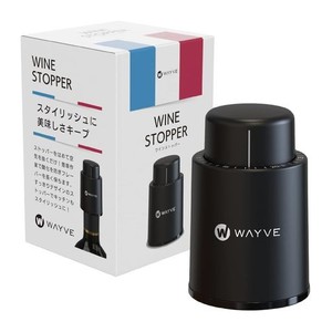 WAYVE (ウェイブ) ワインストッパー ワイン 栓 日付記録 簡単 真空ポンプ式 鮮度長持ち