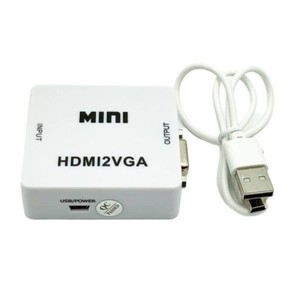 HDMI→VGA変換器 HDMI→VGA変換 USB給電 音声 AVコンバーター (HDMI→VGA)