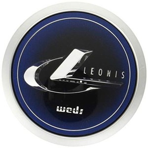【送料無料】WEDS(ウェッズ) LEONIS アルミホイール用 センターキャップ ブルーグラデーションアクリルオーナメント/ブラックメッキリン
