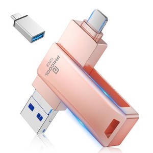 【送料無料】【専用アプリ不要】対応IPHONE USBメモリ 128GB スマホ USBメモリ (TYPE-C/USB/ANDROID/PHONE) 対応IPHONE バックアップ USB
