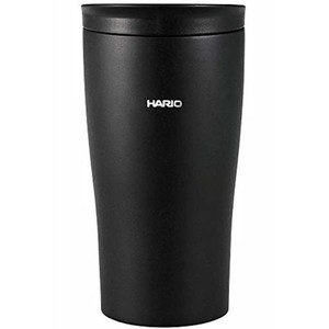 HARIO(ハリオ) ステンレス鋼 タンブラー ブラック 300ML HARIO フタ付き保温タンブラー STF-300-B