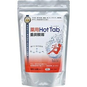 ホットアルバム炭酸泉タブレット ホットアルバム 薬用ホットタブ 重炭酸湯【医薬部外品】 ＊＊＊ 単品 100粒 (x 1)