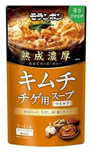 モランボン 熟成濃厚キムチチゲ用スープマイルド 750G ×10袋