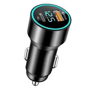 TEMEDO【全金属】シガーソケット USB シガーソケット 電圧計 超急速充電 QC3.0/PD36Wポート全合金製 充電器 USB 2ポート 車 USB 急速充電