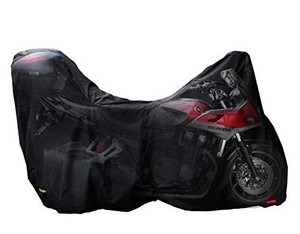 barrichello(バリチェロ) バイクカバー box装着車専用モデル 高級 オックス 300ｄ 使用 厚手 生地 防水 (box装着車専用3l, ブラック)