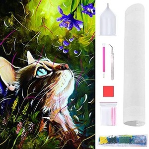 ROLIN ROLY キリン ネコ 猫の水鏡 蜂 ダイアモンドビーズ絵画 ビーズ絵画 ダイヤモンドアート ダイヤモンド絵画 DIY 手作り 装飾 ギフト