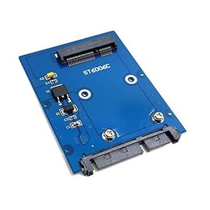 NFHK スリムタイプ ミニ PCI-E MSATA SSD - 2.5インチ SATA 3.0 22ピン HDD アダプター ハードディスク PCBA SATA