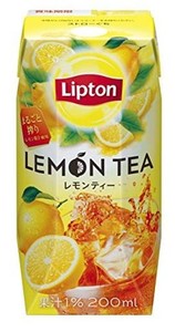 リプトン レモンティー 200ML [紅茶飲料 紙パック ドリンク 飲み物 常温保存]×24本