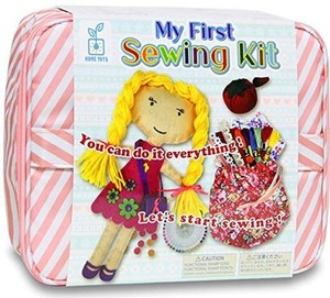 【送料無料】APRICITY 手作りキット ソーイングセット はじめての 裁縫セット 小学生 女の子 自由研究 プレゼント かわいい ケース付